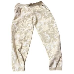 Polo Ralph Lauren Camo Jogger Pants, Taupe Beige Camouflage Sweatpants, Youth L